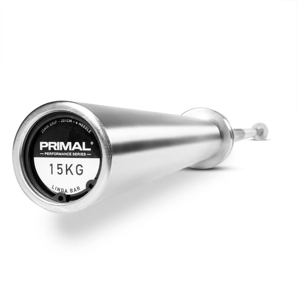 Primal Performance Series 15kg Olympic Bar - Hardened Steel