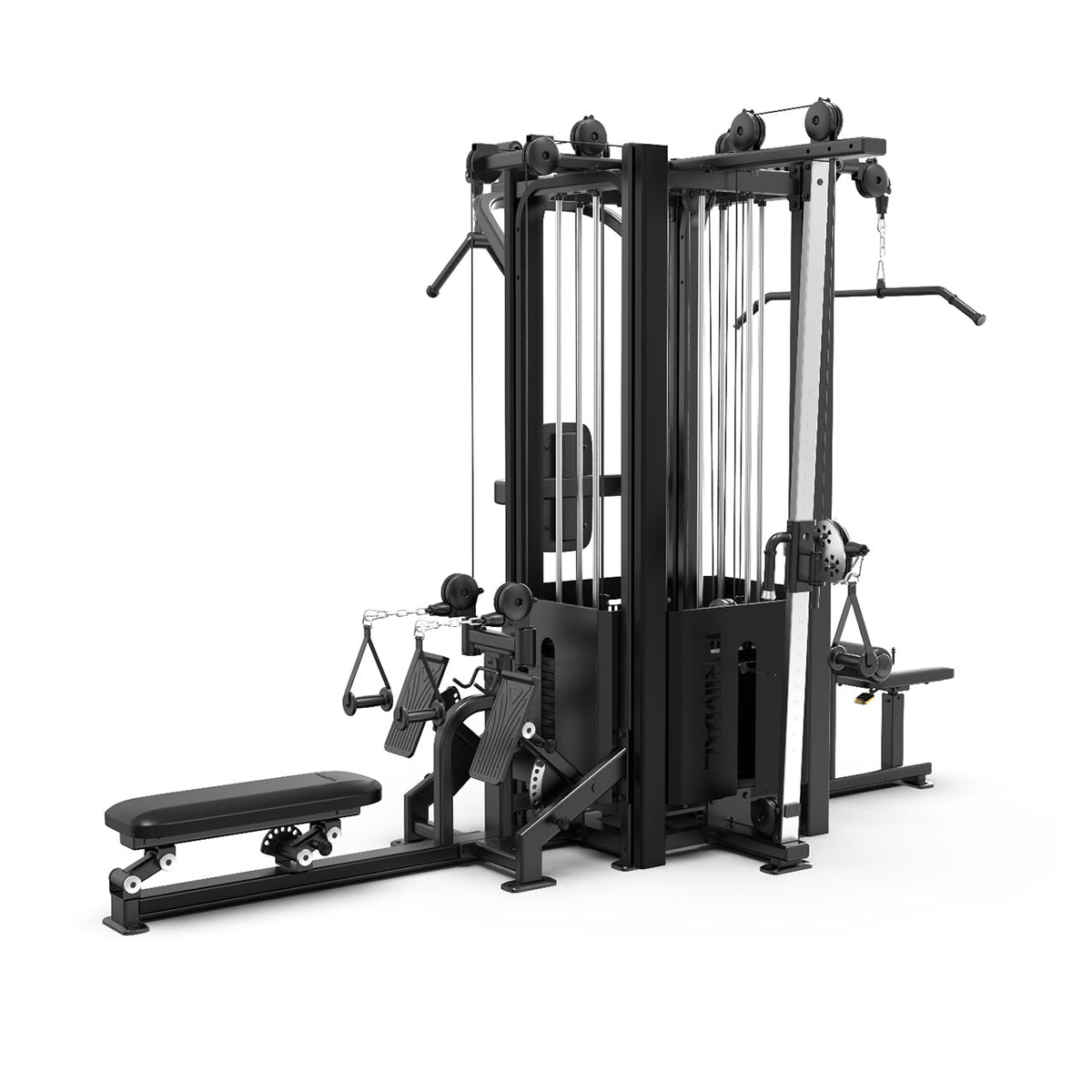 Primal Performance Series 4-Station Multi-Stack Gym (2025 MODEL / 2 Part crate / 4 x 280lbs Weight Stacks)