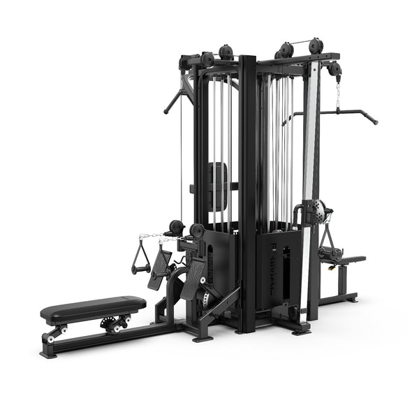 Primal Performance Series 4-Station Multi-Stack Gym (2025 MODEL / 2 Part crate / 4 x 280lbs Weight Stacks)