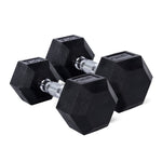 Primal Performance Series PVC Hex Dumbbells (PAIR) - 40lbs - Image 1